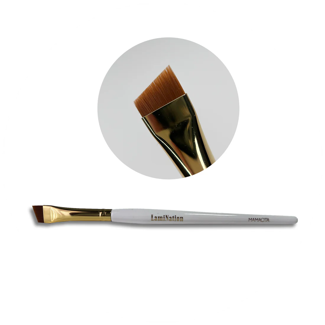 LamiNation Set 5 Pensule Lash&Brow + Husa