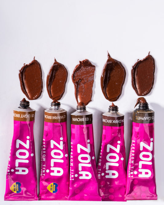 ZOLA Vopsea sprancene cu colagen Brown