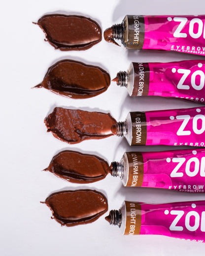 ZOLA Vopsea sprancene cu colagen Graphite