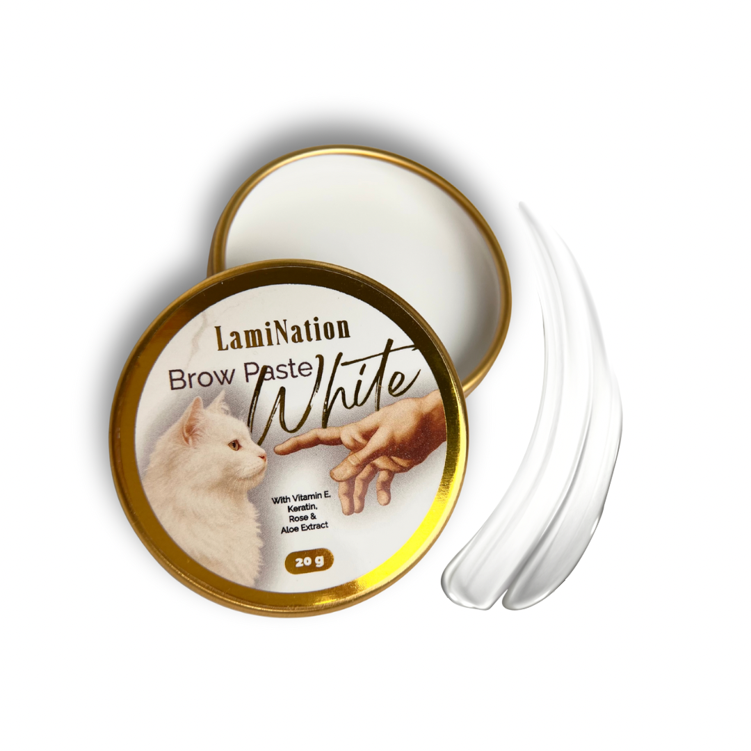 LamiNation Pasta albă contur sprâncene & buze 20g