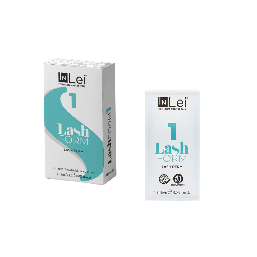 InLei Pas 1 Lash Form - Monodoze (9 Pliculete x 1,2ml) | Laminare gene FORMULA NOUA VEGANA