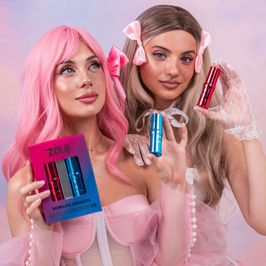 ZOLA Pas 1 LASH & BROW LAMINATION SYSTEM LIFTING PINK GEL | Laminare Gene&Sprancene