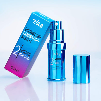 ZOLA Pas 2 BROW & LASH LAMINATION SYSTEM VOLUME BLUE FIXER | Laminare Gene&Sprancene