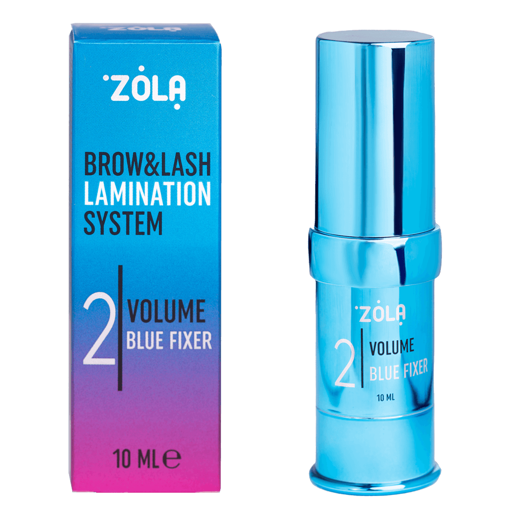 ZOLA Pas 2 BROW & LASH LAMINATION SYSTEM VOLUME BLUE FIXER | Laminare Gene&Sprancene