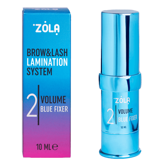 ZOLA Pas 2 BROW & LASH LAMINATION SYSTEM VOLUME BLUE FIXER | Laminare Gene&Sprancene