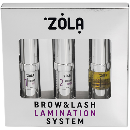 ZOLA Set LASH & BROW LAMINATION SYSTEM | Laminare Gene&Sprancene