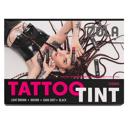 ZOLA TATTOO TINT - Set 4 Vopsele sprancene