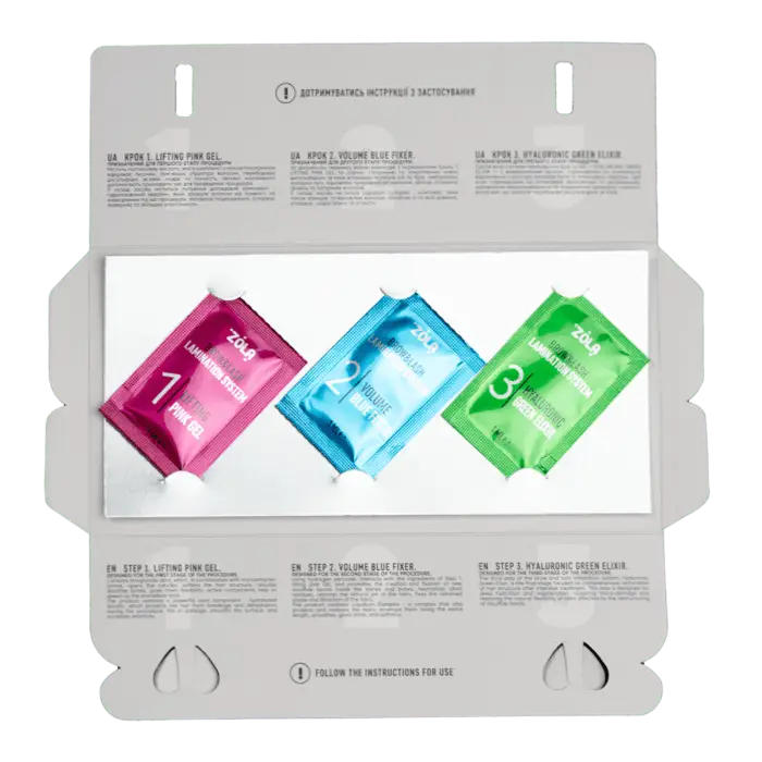 ZOLA – CLASSIC SYSTEM COLOR LAB | Set laminare sprancene&gene (3plicuri x 1ml)