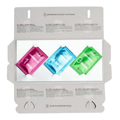 ZOLA – CLASSIC SYSTEM COLOR LAB | Set laminare sprancene&gene (3plicuri x 1ml)
