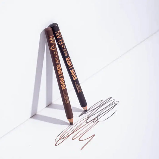ÉLAN | BROW LINER PRO – Creion pudrat sprancene B01 (MEDIUM BROWN)