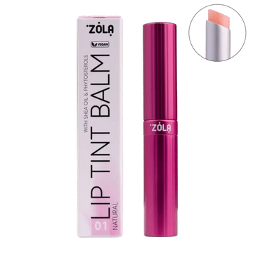 ZOLA – LIP TINT BALM | Balsam de buze (01 NATURAL)