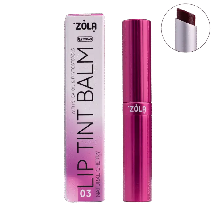 ZOLA – LIP TINT BALM | Balsam de buze (03 CHERRY NATURAL)
