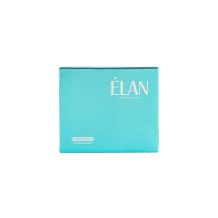 ÉLAN – Vopsea Gel sprancene cu oxidant (DARK BROWN 02) (MINI)
