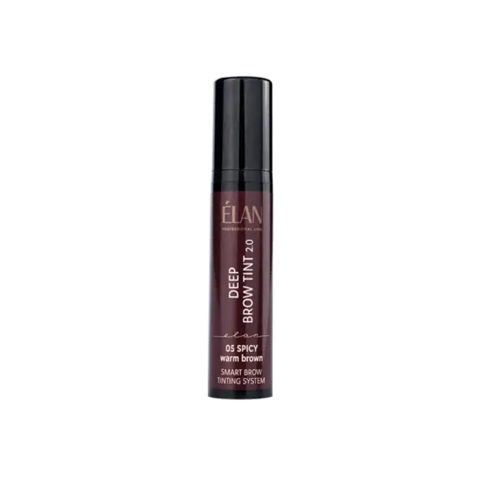 ÉLAN | DEEP BROW TINT 2.0 – Vopsea sprancene (05 SPICY WARM BROWN) 10 ml