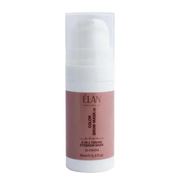 ÉLAN | COLOR BROW MASK 2.0 (2IN1 TONING EYEBROW MASK) – Masca sprancene (12 COCOA)