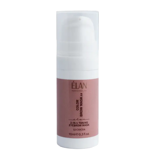 ÉLAN | COLOR BROW MASK 2.0 (2IN1 TONING EYEBROW MASK) – Masca sprancene (12 COCOA)