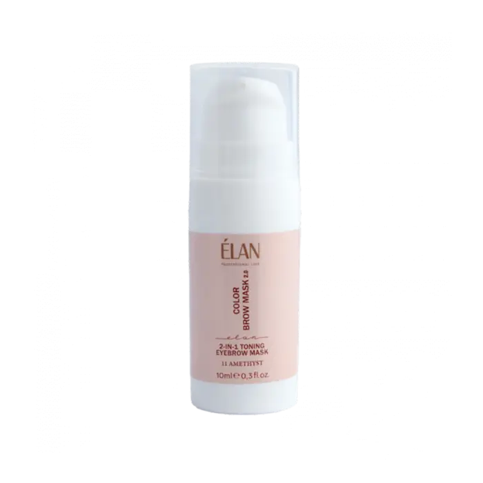 ÉLAN | COLOR BROW MASK 2.0 (2IN1 TONING EYEBROW MASK) – Masca sprancene (11 AMETHYST VIOLET)