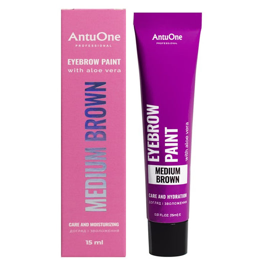 AntuOne Vopsea Sprancene MEDIUM BROWN 15ml