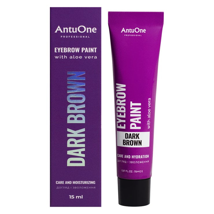 AntuOne Vopsea Sprancene DARK BROWN 15ml