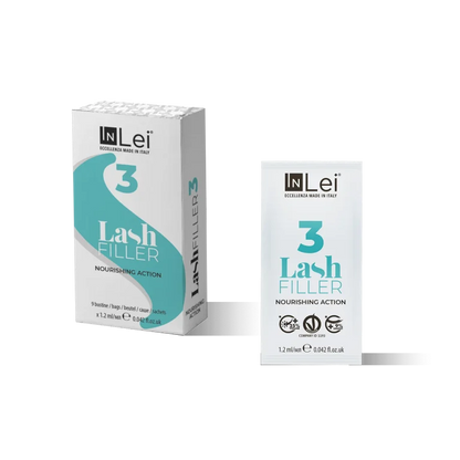InLei Pas 3 Lash Filler - Monodoze  (9 Plicuri x 1,2ml) | Laminare gene FORMULA NOUA VEGANA