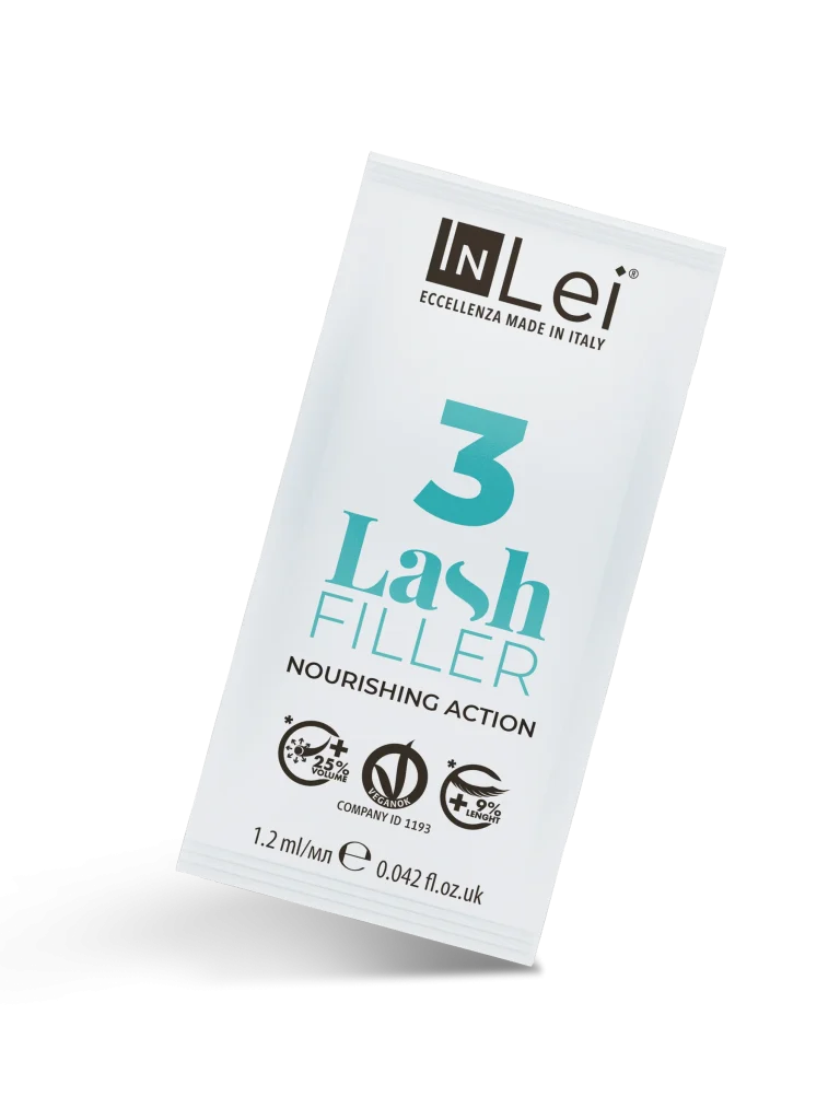 InLei Pas 3 Lash Filler - Monodoze  (9 Plicuri x 1,2ml) | Laminare gene FORMULA NOUA VEGANA