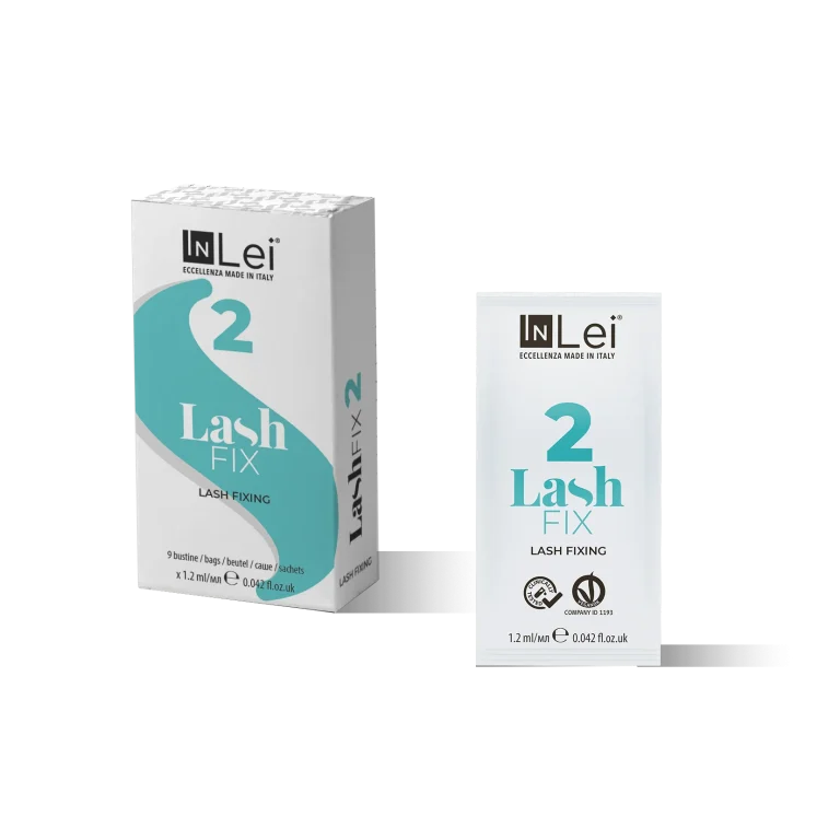 InLei Pas 2 Lash Fix - Monodoze (9 Pliculete x 1,2ml) | Laminare gene FORMULA NOUA VEGANA