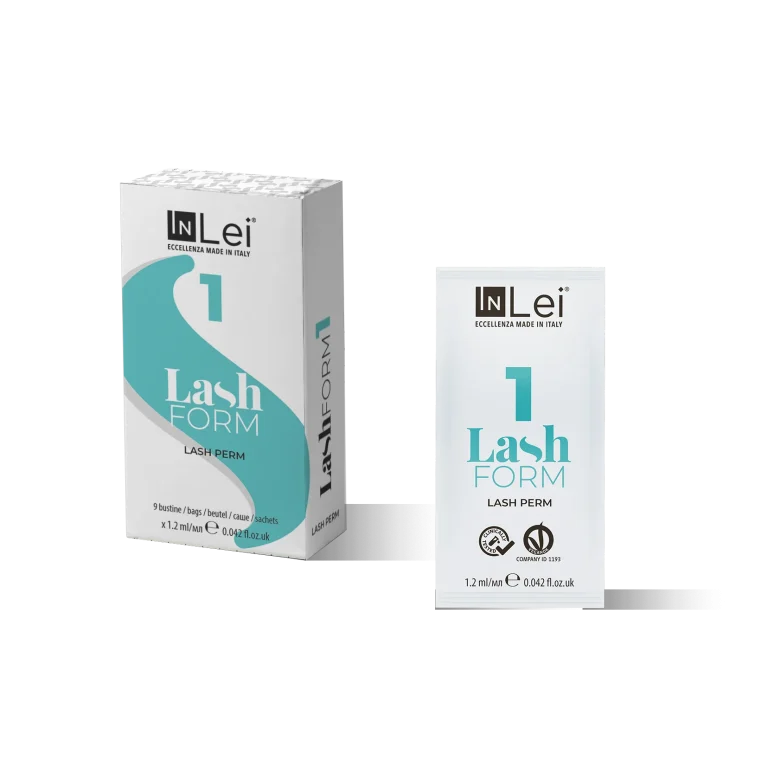 InLei Pas 1 Lash Form - Monodoze (9 Pliculete x 1,2ml) | Laminare gene FORMULA NOUA VEGANA