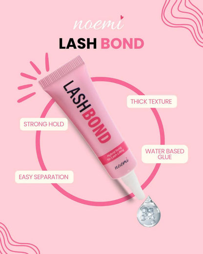 NOEMI LASHBOND – Adeziv Gel pentru Gene, 15 ml (etichetat 10 ml)