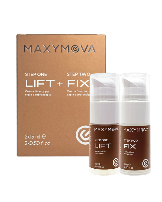 MAXYMOVA Set Laminare gene & sprancene - Pas 1 + Pas 2