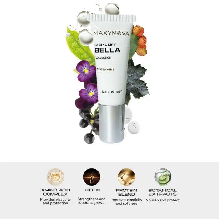 MAXYMOVA – BELLA COLLECTION STEP 1 LIFT | Solutie laminare gene si sprancene (CYSTEAMINE, 10ml)
