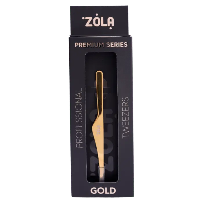 ZOLA – PROFESSIONAL TWEEZERS PREMIUM SERIES | Penseta profesionala serie premium (GOLD)