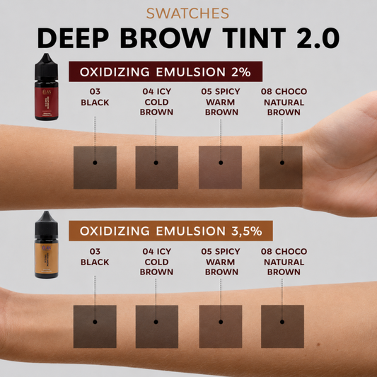 ELAN DEEP BROW TINT 2.0 - Vopsea sprancene (08 Natural Brown) 20ml