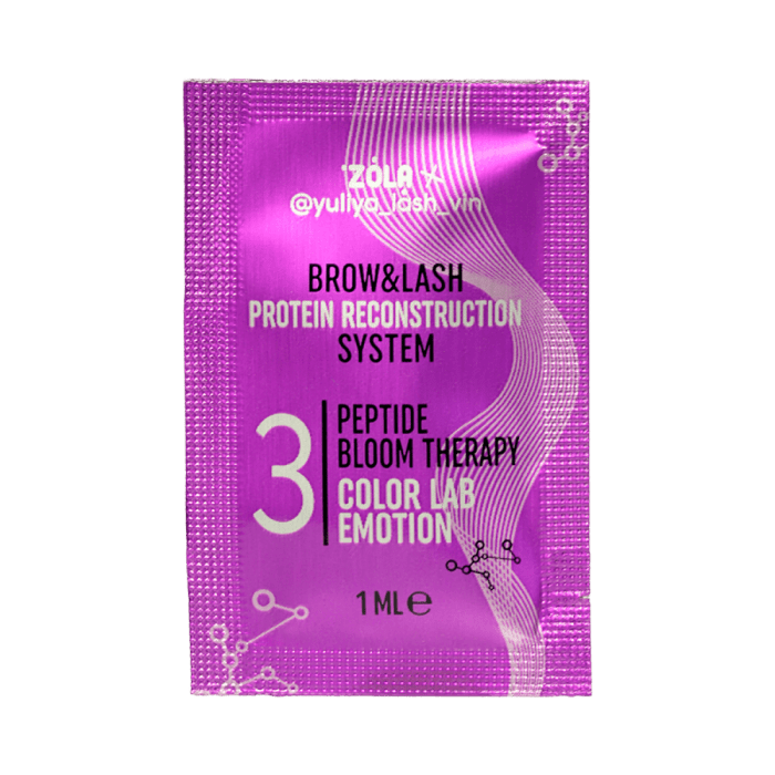 ZOLA x YULIYA LASH VIN | PEPTIDE BLOOM - Tratament gene si sprancene monodoze (3x1ml)