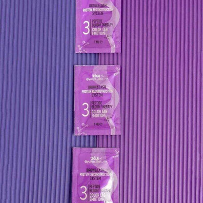 ZOLA x YULIYA LASH VIN | PEPTIDE BLOOM - Tratament gene si sprancene monodoze (3x1ml)