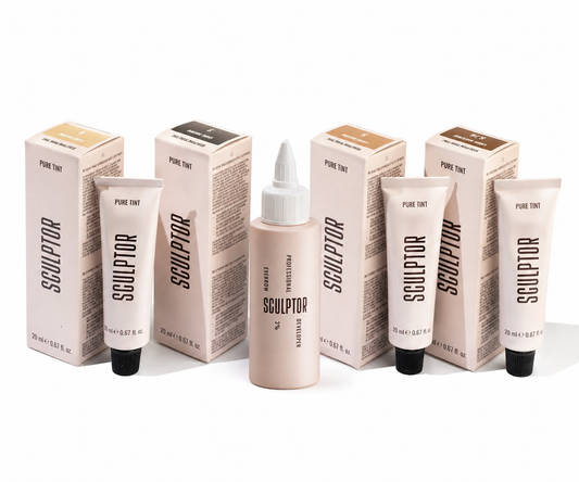 SCULPTOR | Brow Kit - 4 Vopsele + Oxidant 3%