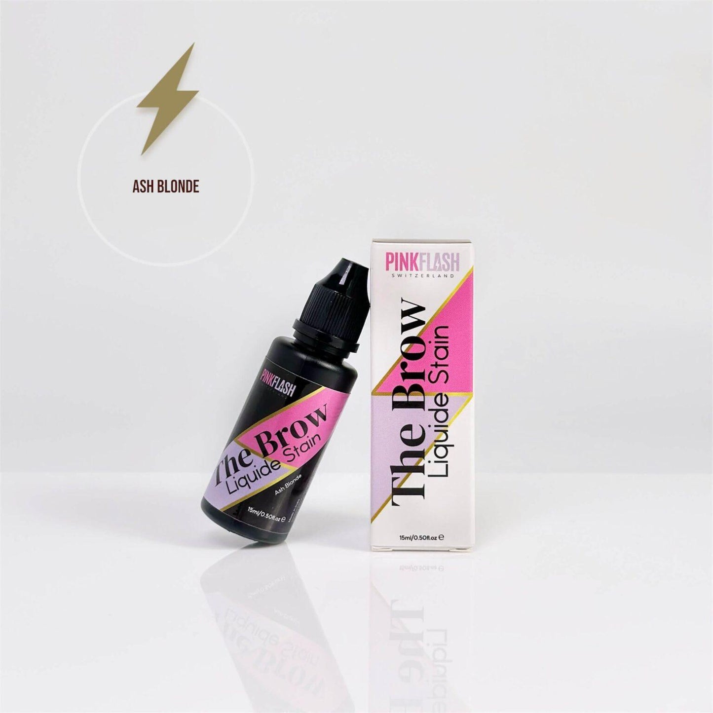 PINK FLASH – THE BROW | Vopsea pentru sprâncene ASH BLONDE 10ml