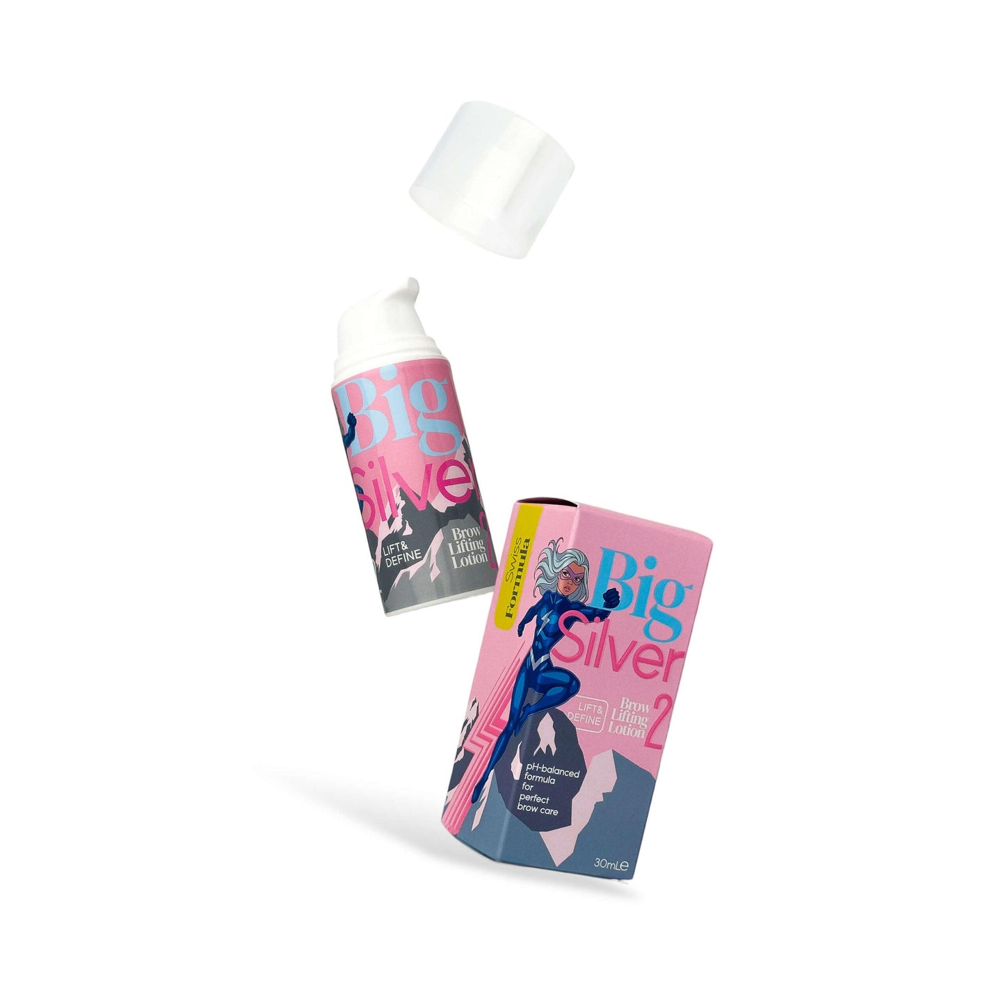 PINK FLASH – BIG SILVER Step 2 | Soluție laminare sprâncene, 30 ml