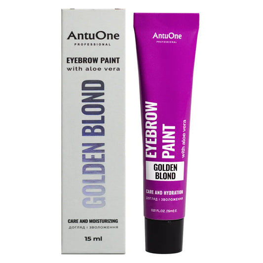 Lichidare de stoc - AntuOne Vopsea Sprancene GOLDEN BLOND 15ml