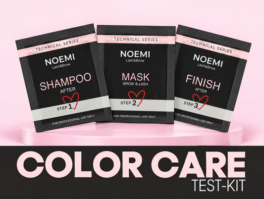 NOEMI COLOR CARE – TEST-KIT | Set pentru îngrijire gene și sprâncene