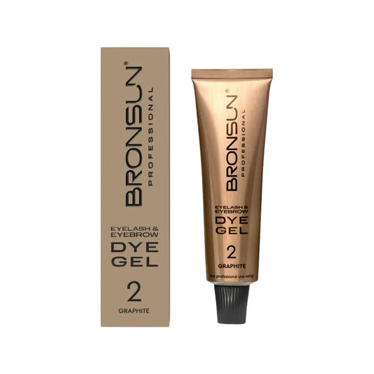 BRONSUN Vopsea gel gene si sprancene -Graphite 15 ml