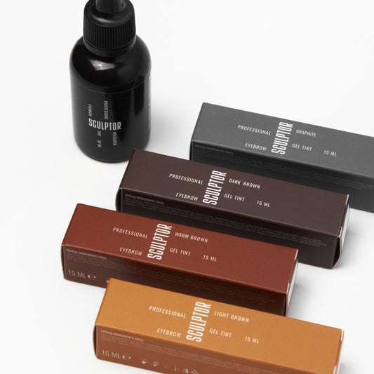 SCULPTOR Brow set 4 Vopsele + Oxidant