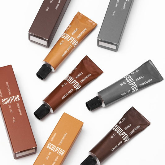 SCULPTOR Brow set 4 Vopsele + Oxidant