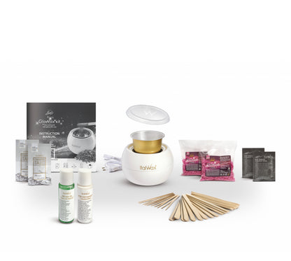 ITALWAX - GloWax KIT complet pentru epilare - 11 Accesorii